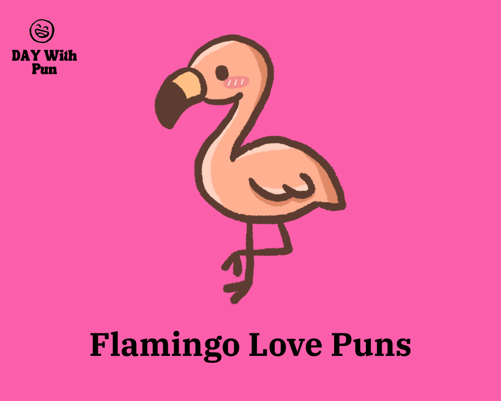 Flamingo Love Pun