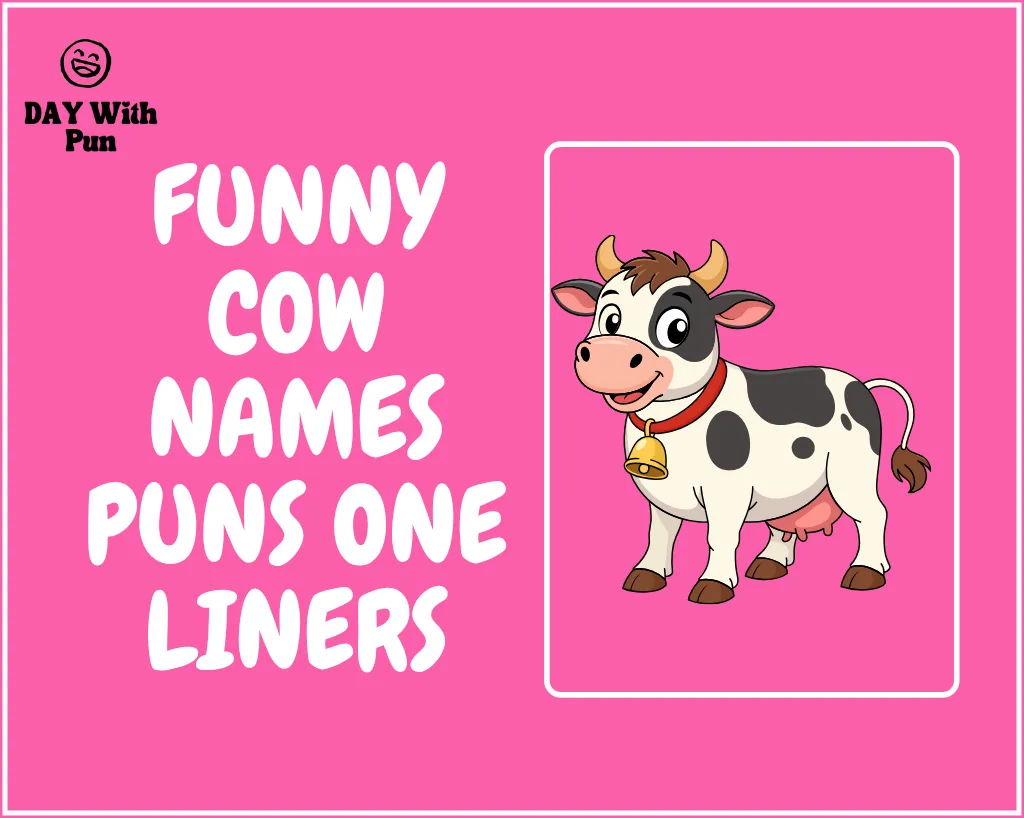 Funny Cow Names Puns One Liner