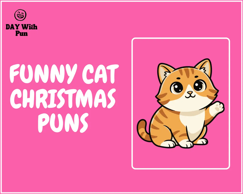 Funny Cat Christmas Pun