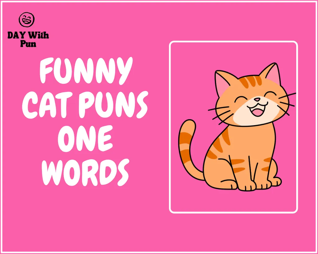 Funny Cat Puns One Words