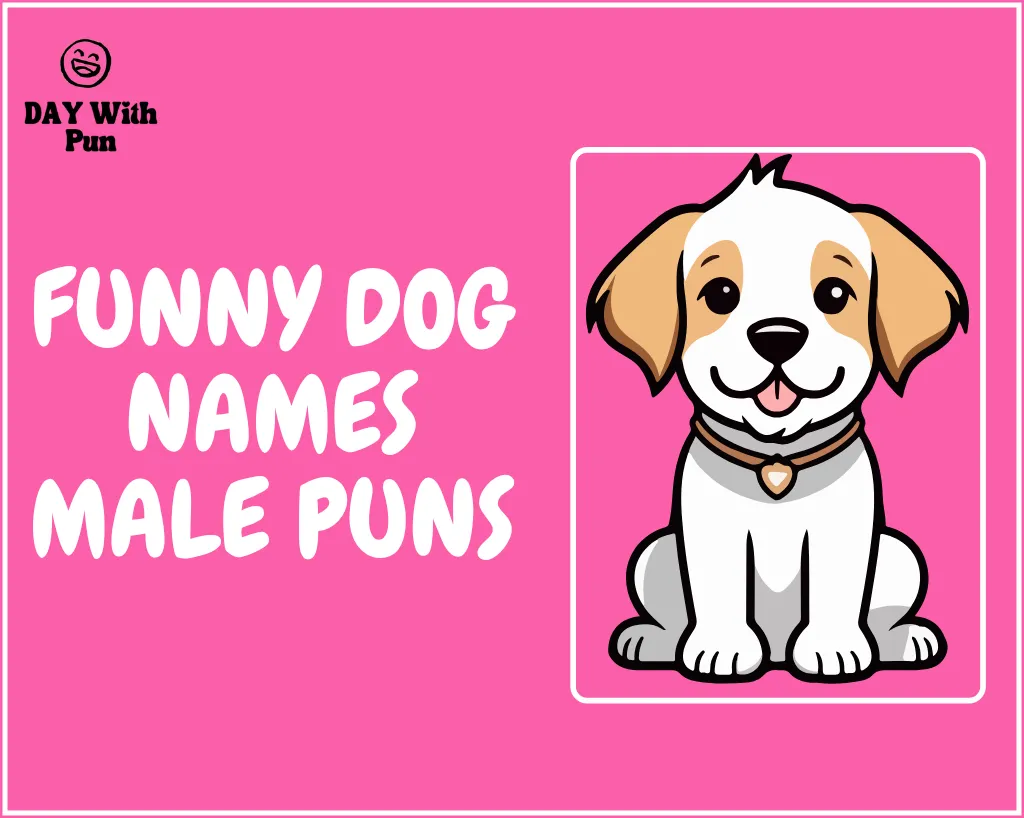 Funny Dog Names Male Pun