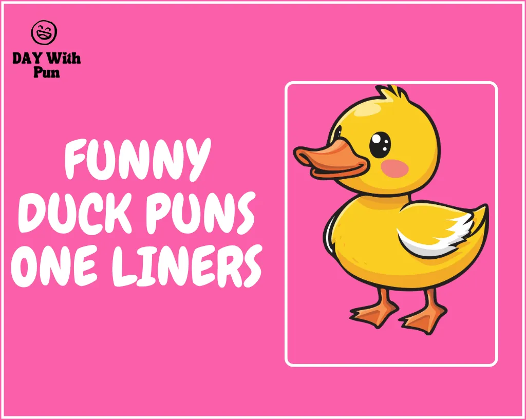 Funny duck pun one liners