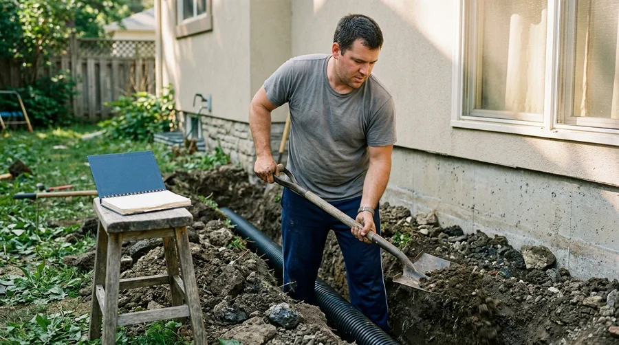 Downspout Extension and Yard Drainage Solutions