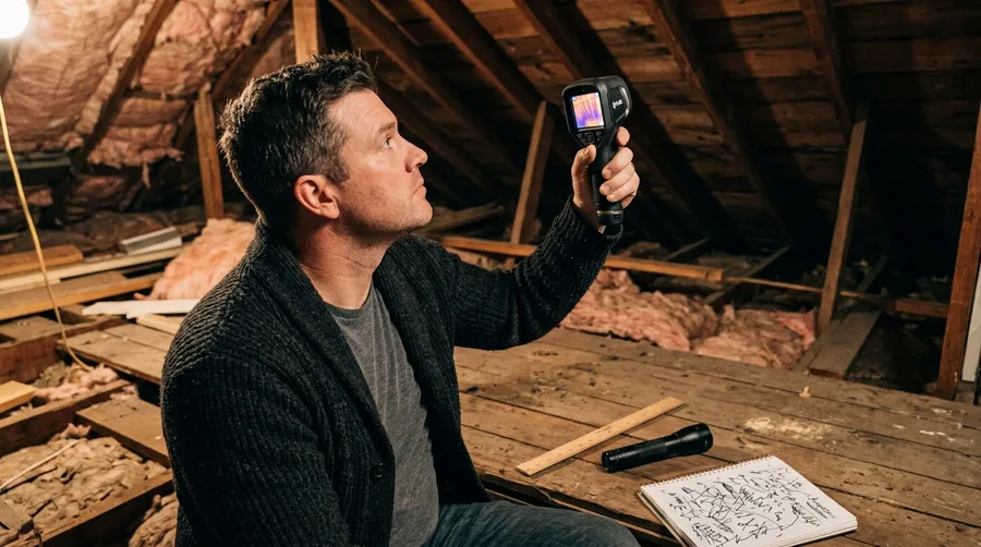 Attic and Garage Insulation R-Value Audits