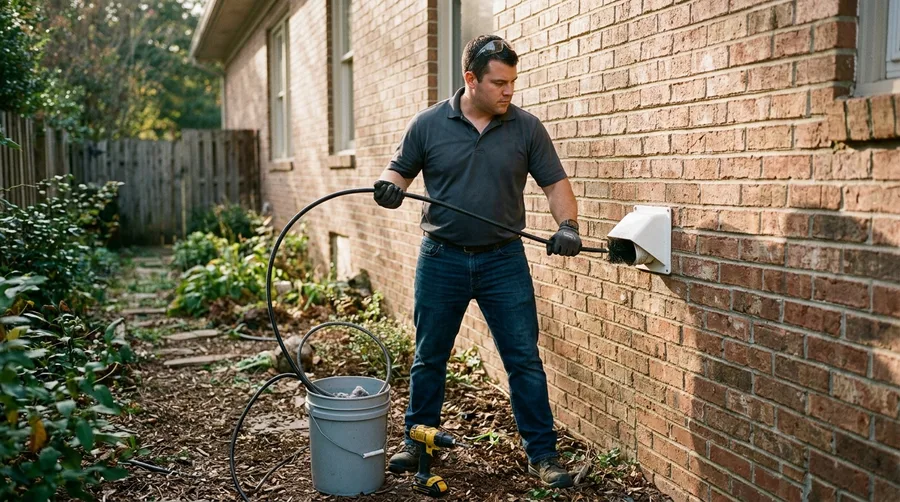 Dryer Vent Deep Cleaning and Lint Removal