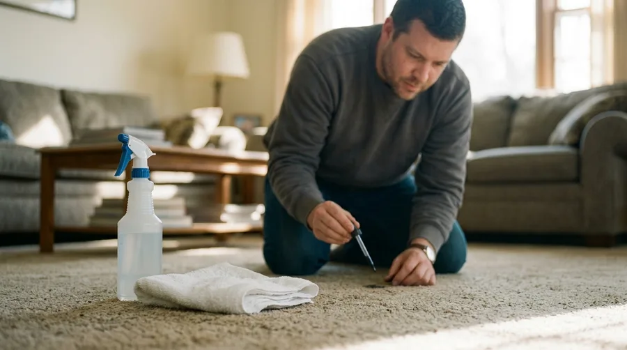 Carpet Spot Dyeing and Burn Repair