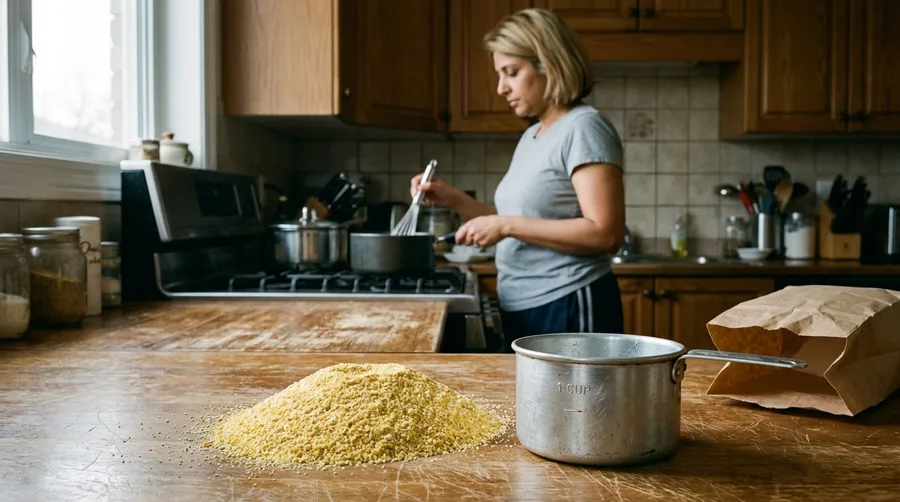 22 Pantry Staples That Stretch a $60 Grocery Budget Into Two Weeks 22 Cornmeal