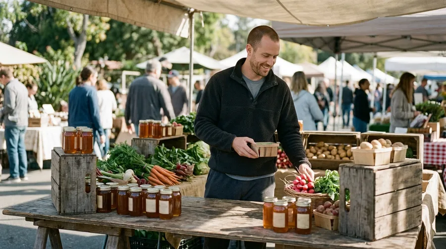 Weekend Farmers Market Setup Assistant